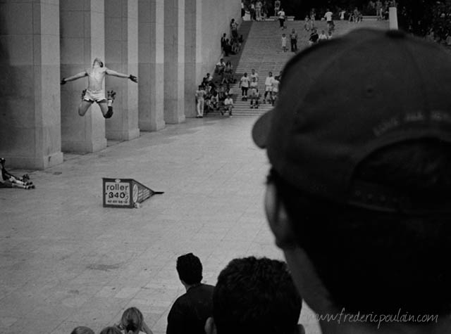 Instantanés - série noir et blanc - Skater