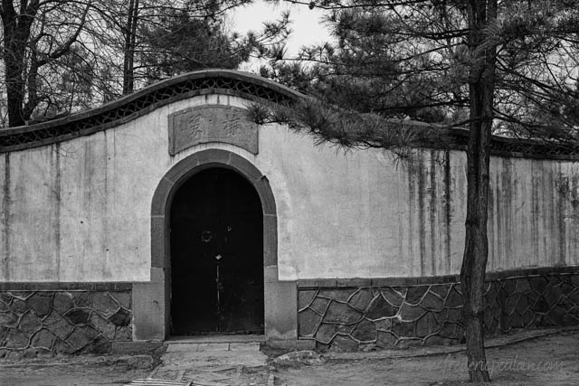 Pekin Beijing - série noir et blanc - Porte