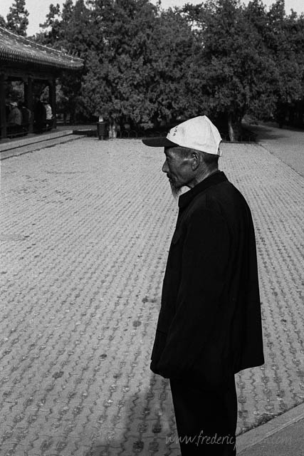 Pekin Beijing - série noir et blanc - Parc