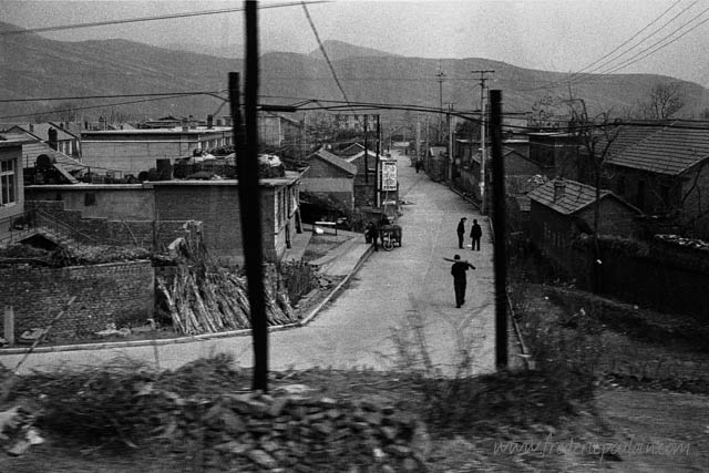 Pekin Beijing - série noir et blanc - Village
